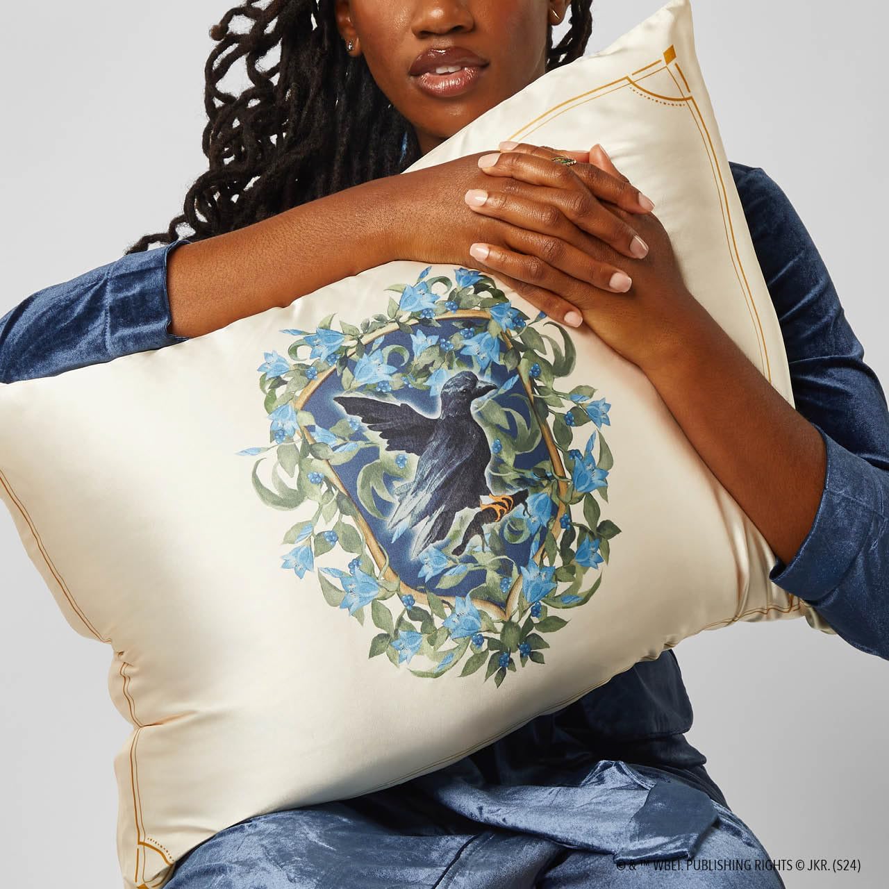 Foto 6 pulgar | Funda De Almohada Kitsch X Harry Potter Ravenclaw Satin Queen - Venta Internacional.