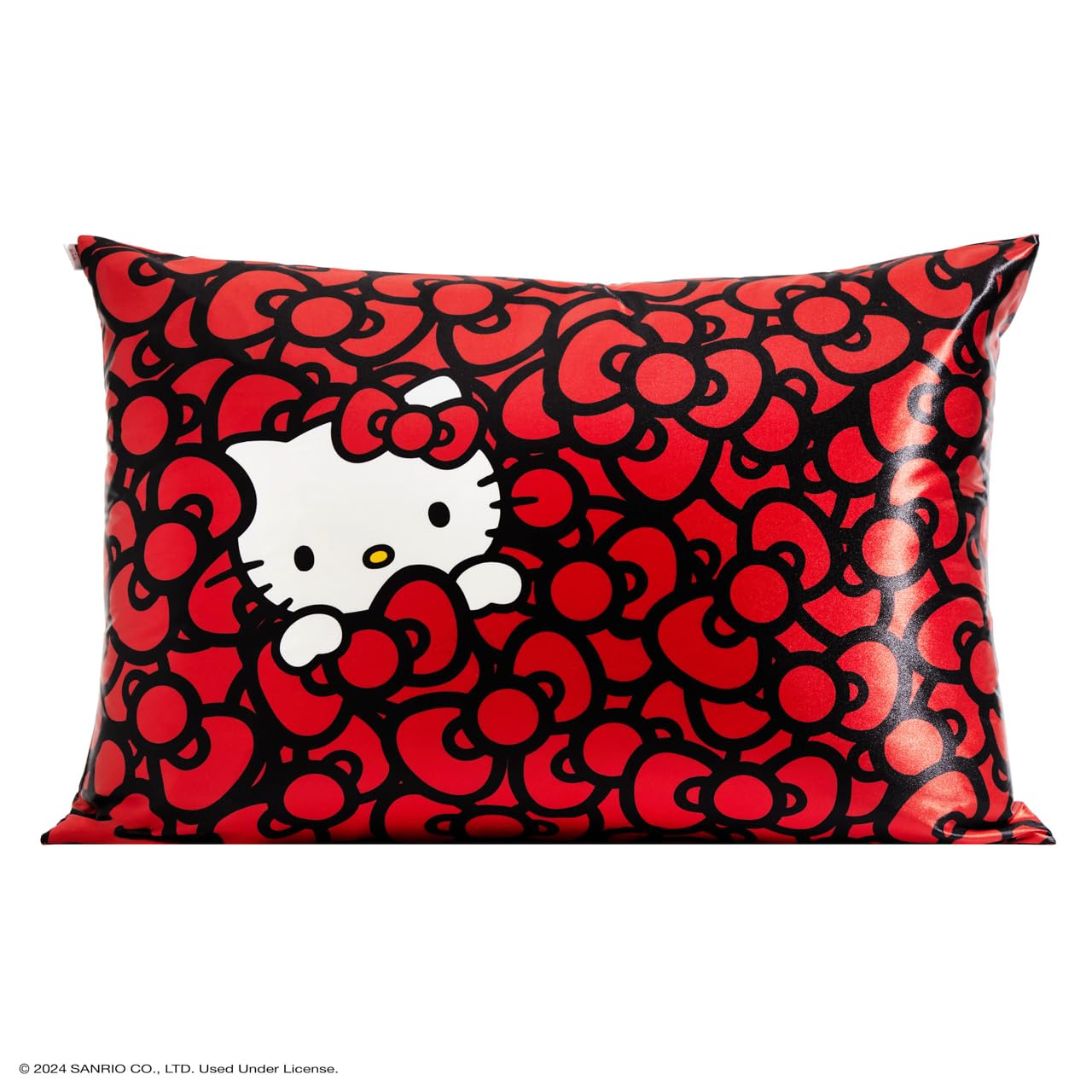 Foto 3 pulgar | Funda De Almohada Kitsch X Hello Kitty Sea Of Bows Satin Queen - Venta Internacional.