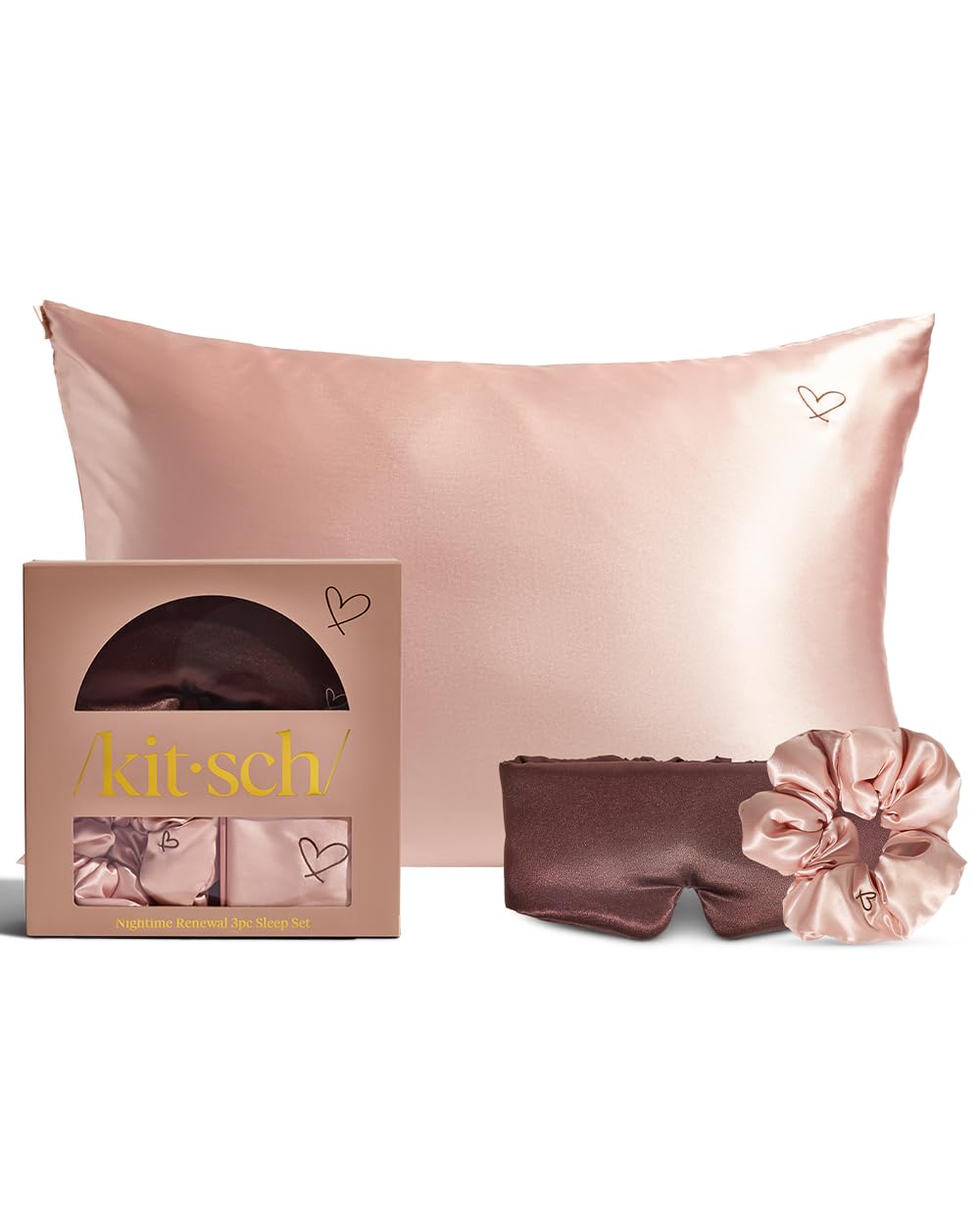 Foto 2 pulgar | Set De Cama Kitsch Nighttime Renewal Con Funda De Almohada Satinada - Venta Internacional.