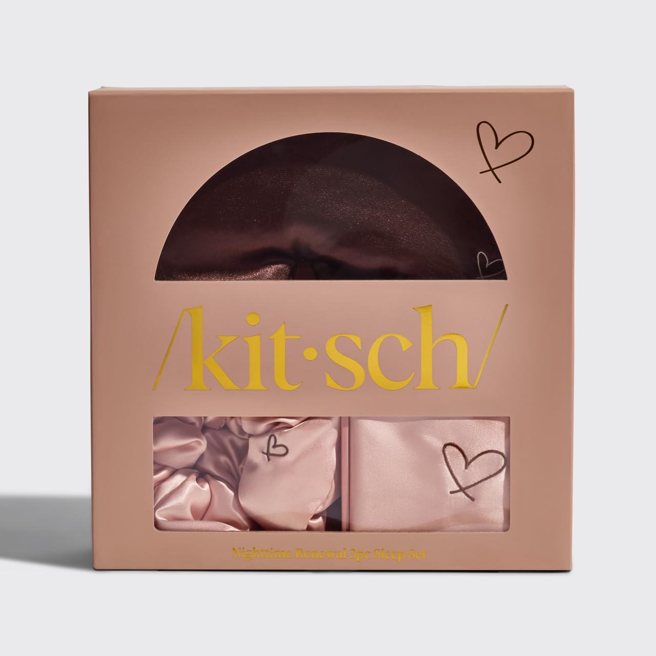 Foto 7 | Set De Cama Kitsch Nighttime Renewal Con Funda De Almohada Satinada - Venta Internacional.