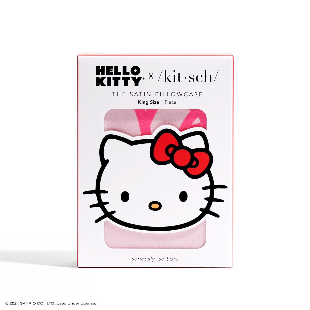 Foto 4 pulgar | Funda De Almohada Kitsch X Hello Kitty De Satén Para Almohada King Size - Venta Internacional.