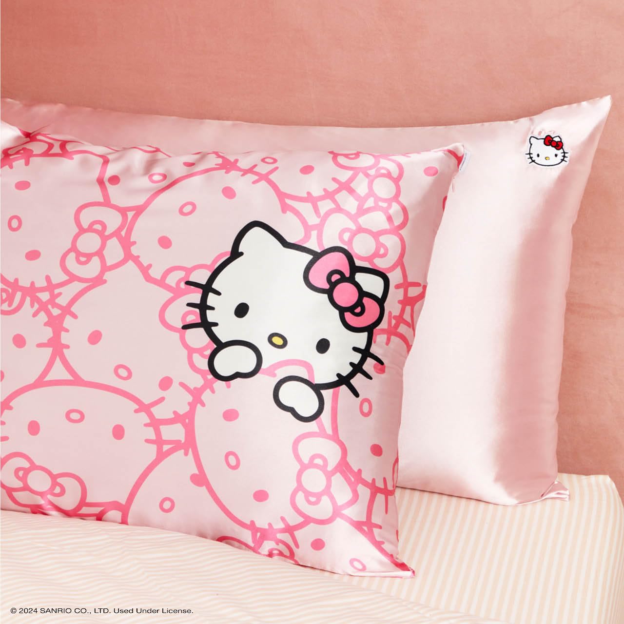 Foto 7 pulgar | Funda De Almohada Kitsch X Hello Kitty De Satén Para Almohada King Size - Venta Internacional.