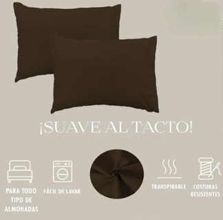 Foto 3 | Fundas De Almohada Premium Xtellar De 2800 Hilos Estandar, Set De 2