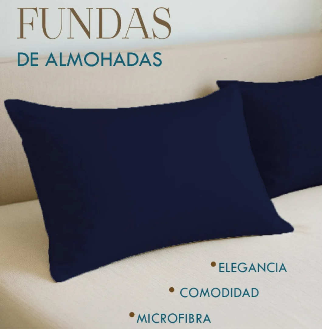 Foto 3 pulgar | Fundas De Almohada Premium Xtellar De 2800 Hilos Estandar, Set De 2