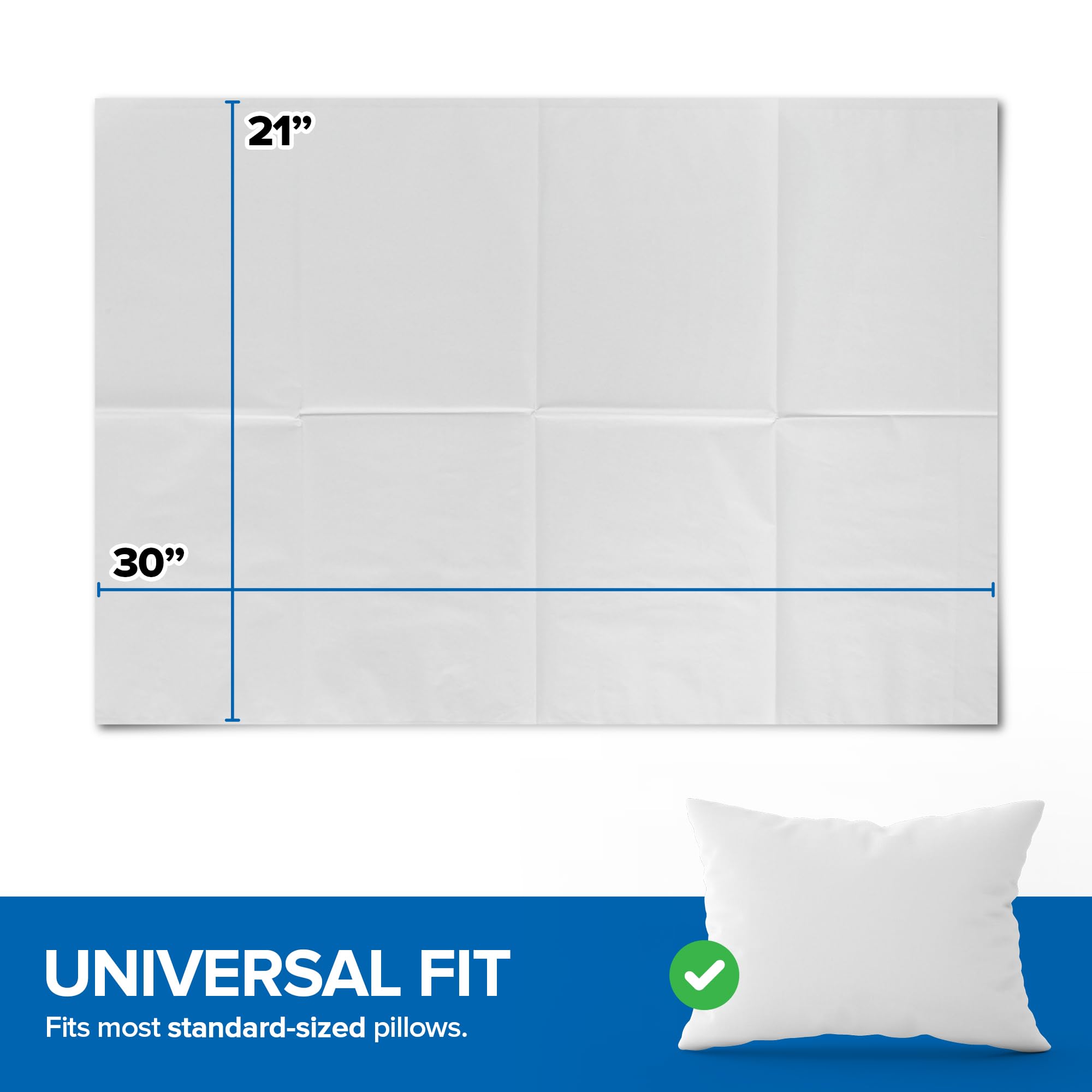Foto 3 | Fundas De Almohada Desechables Stock Your Home, 100 Unidades - Venta Internacional.