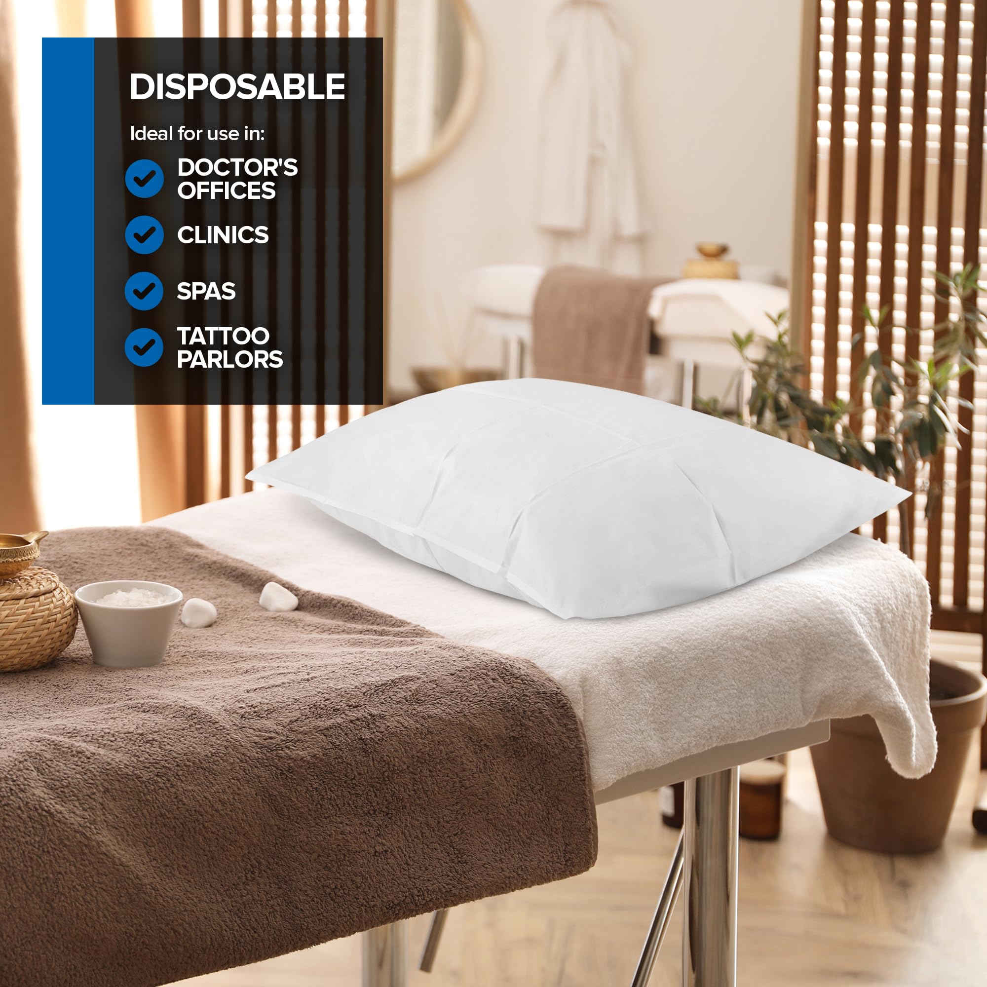 Foto 8 pulgar | Fundas De Almohada Desechables Stock Your Home, 100 Unidades - Venta Internacional.