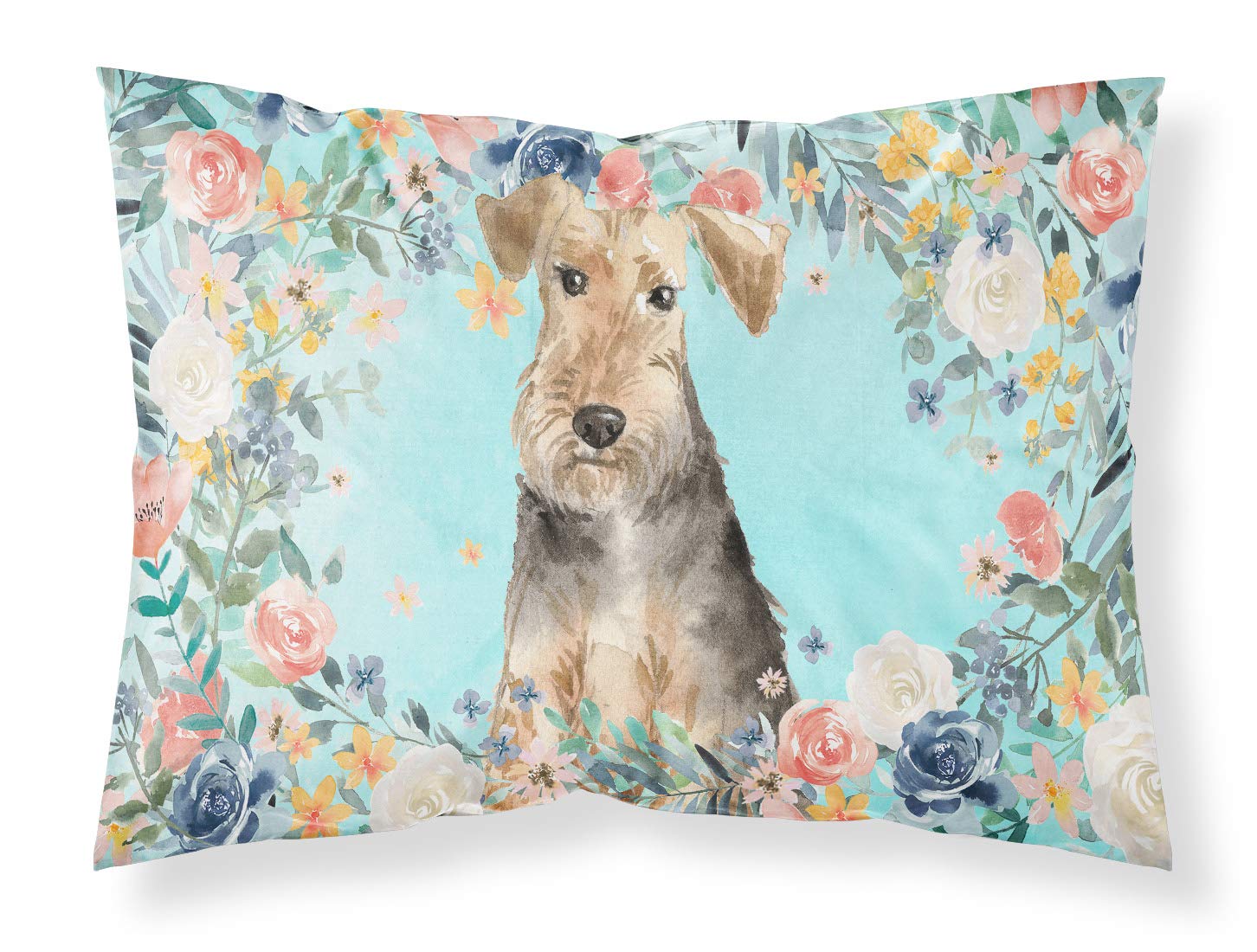 Foto 2 pulgar | Funda De Almohada Caroline's Treasures De Tela Airedale Terrier - Venta Internacional.