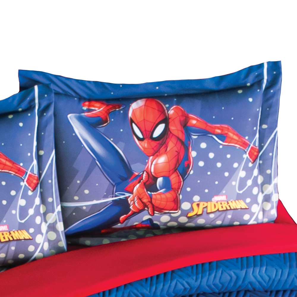 Foto 2 pulgar | Funda Decorativa Concord Spider Man City Estándar
