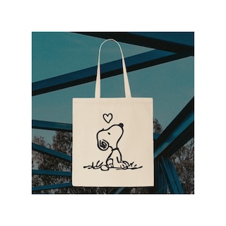 Foto 1 | Bolsa Snoopy 38 X 42 Cm 100% Algodón - Venta Internacional.