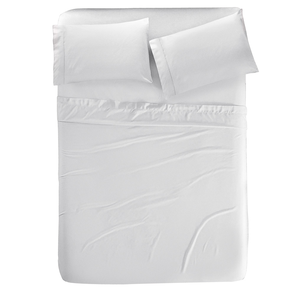 Juego de Sábanas Elefantito Hogar Soul Individual color Blanco Suave al Tacto