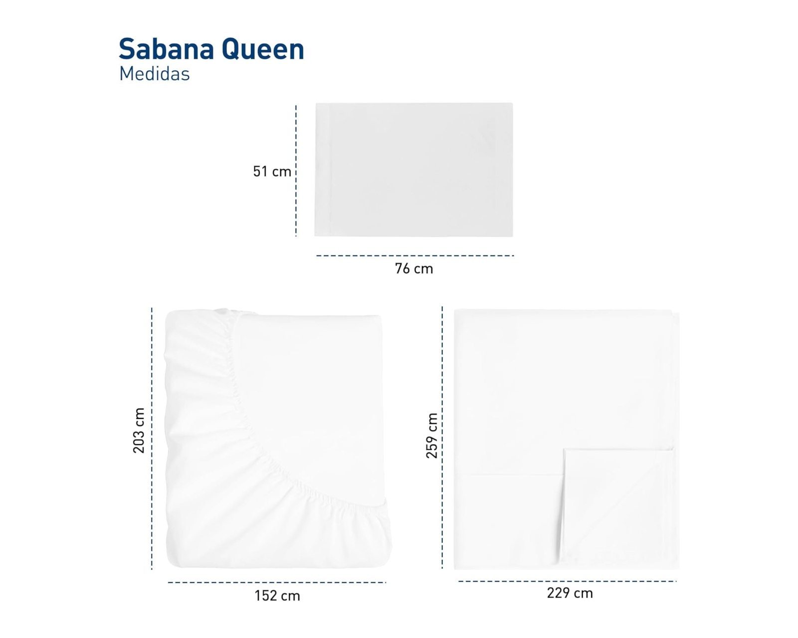 Foto 6 pulgar | Juego de Sabanas y Fundas Bluelander Queen Size Blanco