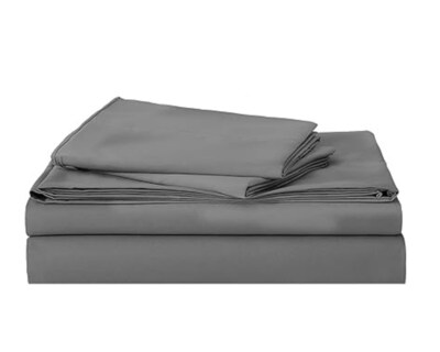 Foto 1 | Juego de Sabanas y Fundas Bluelander Gris Oscuro 4 Piezas