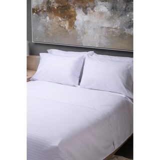 Foto 1 | Sábana Pily Home Individual Blanca Listada