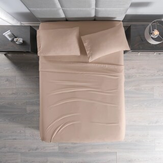 Foto 1 | Sábanas Viasoft Almond Mat Vianney Marrón