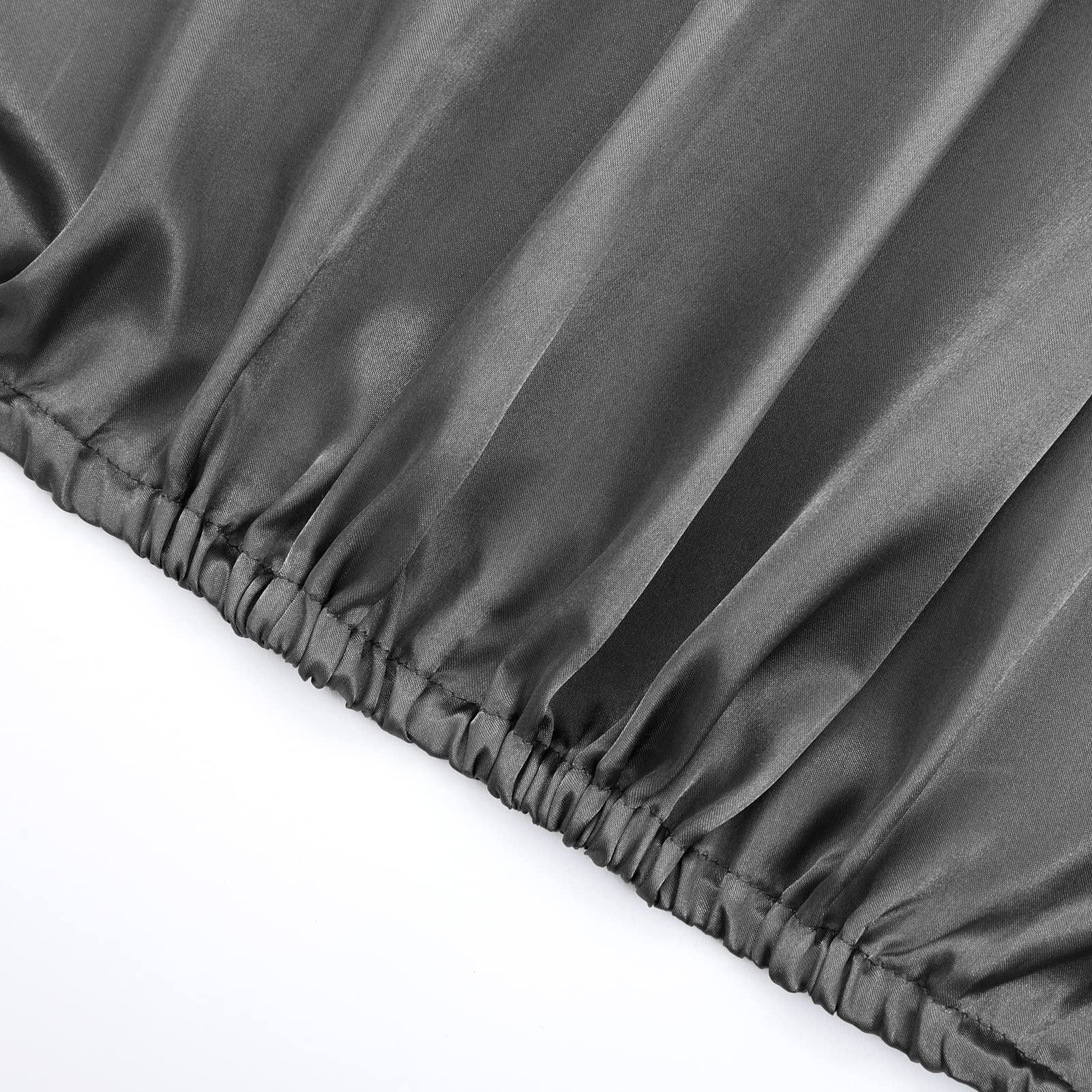 Foto 6 | Sábana Bajera Ajustable Lanest Housing Queen Silk Satin Gris Oscuro - Venta Internacional.