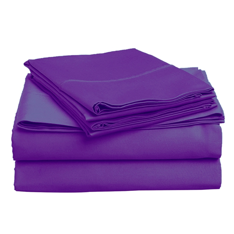 Foto 3 pulgar | Juego De Sábanas Sabana Purple Para 2,5 Plazas (tamaño King) Y 2 Fundas De Almohada - Venta Internacional.