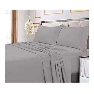 Foto 1 | Juego De Sábanas Sabana Grey Multistation De 1,5 Plazas, 50% Algodón/ 50% - Venta Internacional.