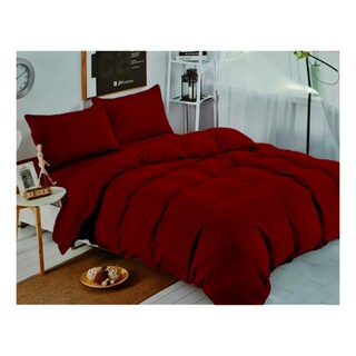 Foto 1 | Juego De Sábanas Juego De Tronos, 1,5 Plazas, Burdeo, 50% Algodón/ 50% P - Venta Internacional.