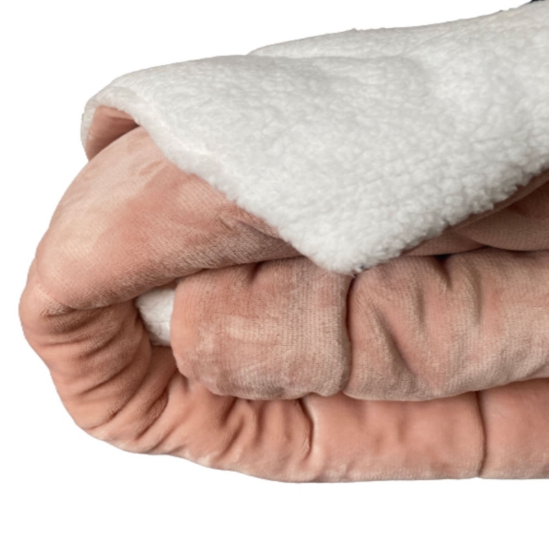 Foto 2 pulgar | Manta Sherpa De 1,5 Plazas, Color Rosa, Con Funda De Almohada, 160 X 230 Cm - Venta Internacional.