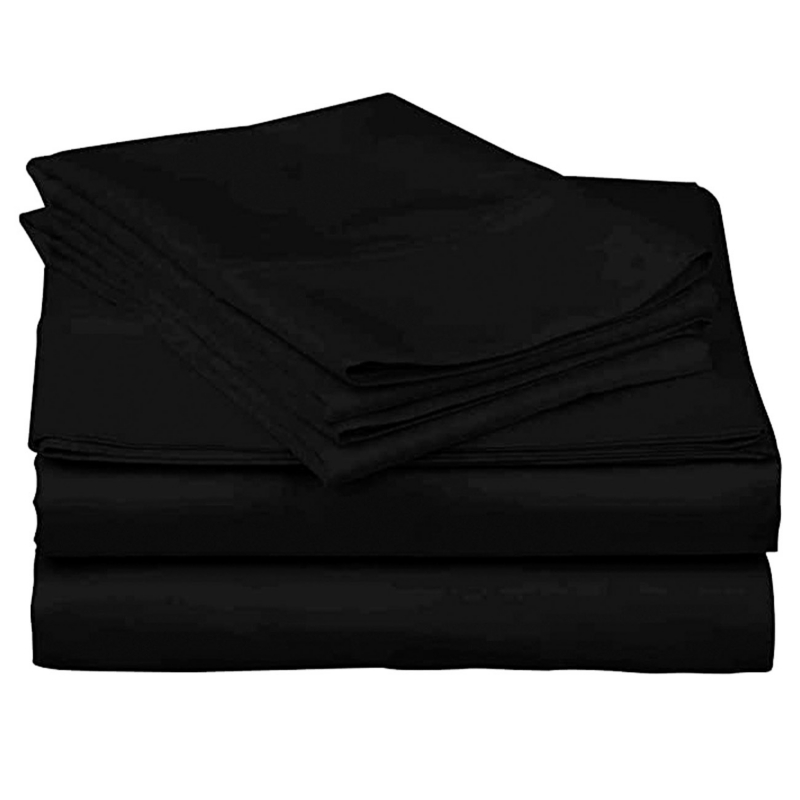 Foto 3 pulgar | Juego De Sábanas Sabana Negra 2.0 Plazas (queen) Multistation - Venta Internacional.