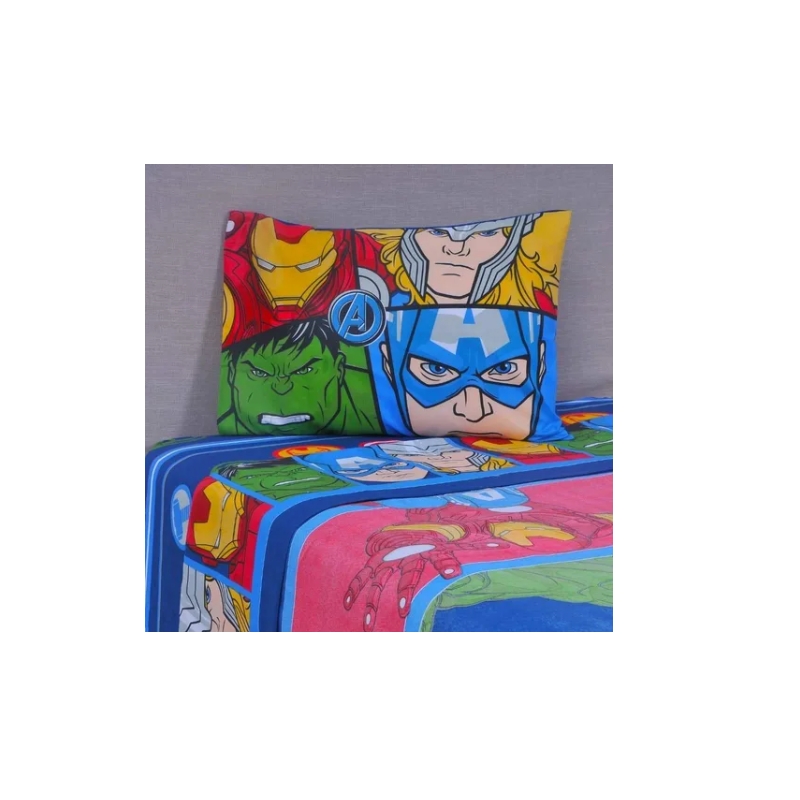 Foto 2 pulgar | Juego De Sábanas Avengers Plaza And Media 1.5 Plz Para Niños - Venta Internacional.