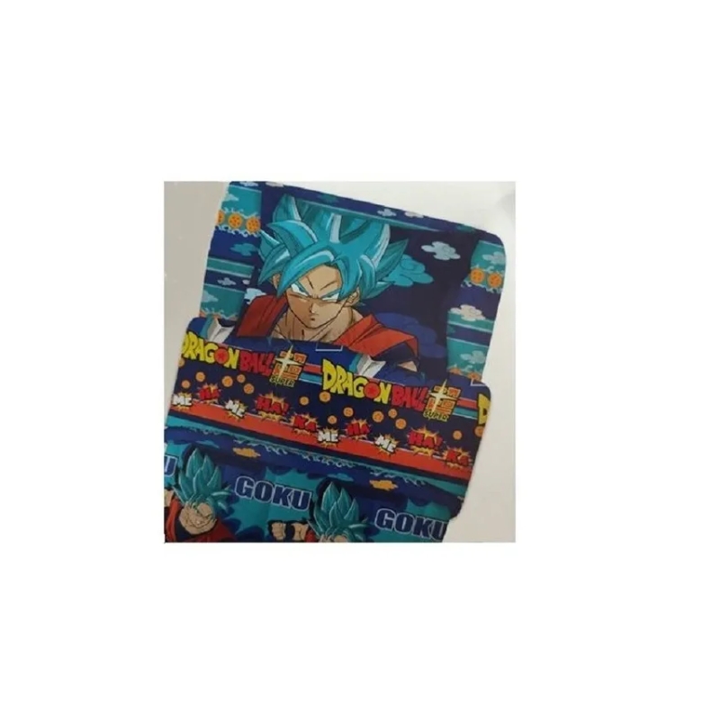 Juego De Sábanas Dragon Ball Z Plaza Y Media 1.5 Plz Para Niños - Venta Internacional.
