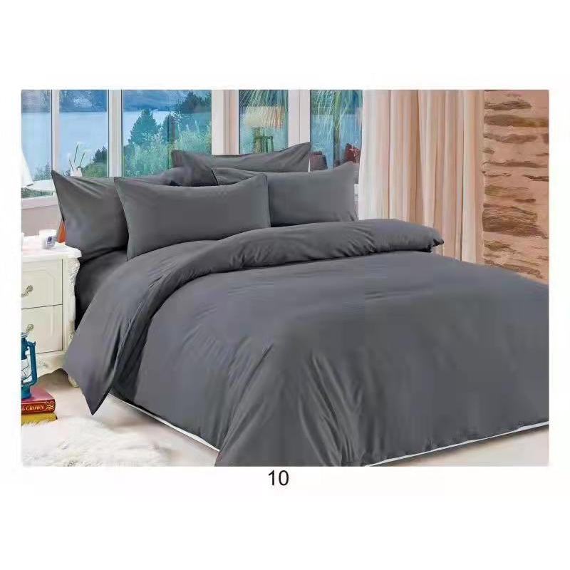 Foto 2 pulgar | Juego De Sábanas De 2 Plazas, Color Gris, 50% Algodón/ 50% Poliéster, Con Fundas De Almohada - Venta Internacional.