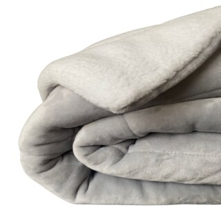 Foto 1 | Colcha Sherpa Chipror, 1 1/2, Gris, 160 X 230 Cm, Más Almohada - Venta Internacional.