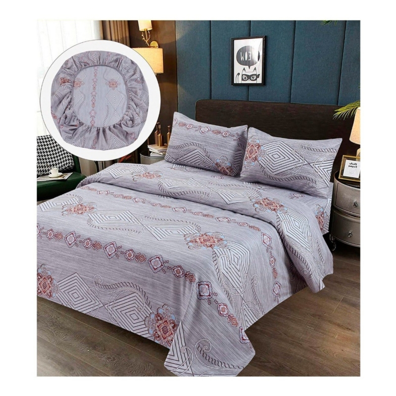 Juego De Sábanas 100% Algodón Premium 2.0 Seats (tamaño Queen) - Oriental - Venta Internacional.