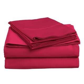 Foto 1 | Juego de Sábanas color Burdeos de 2,5 Cuadrados King Size 144 Hilos - Venta Internacional