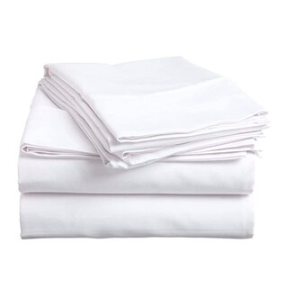 Foto 1 | Juego de Sábanas Blancas de 2.0 Cuadrados Queen Size 144 Hilos - Venta Internacional