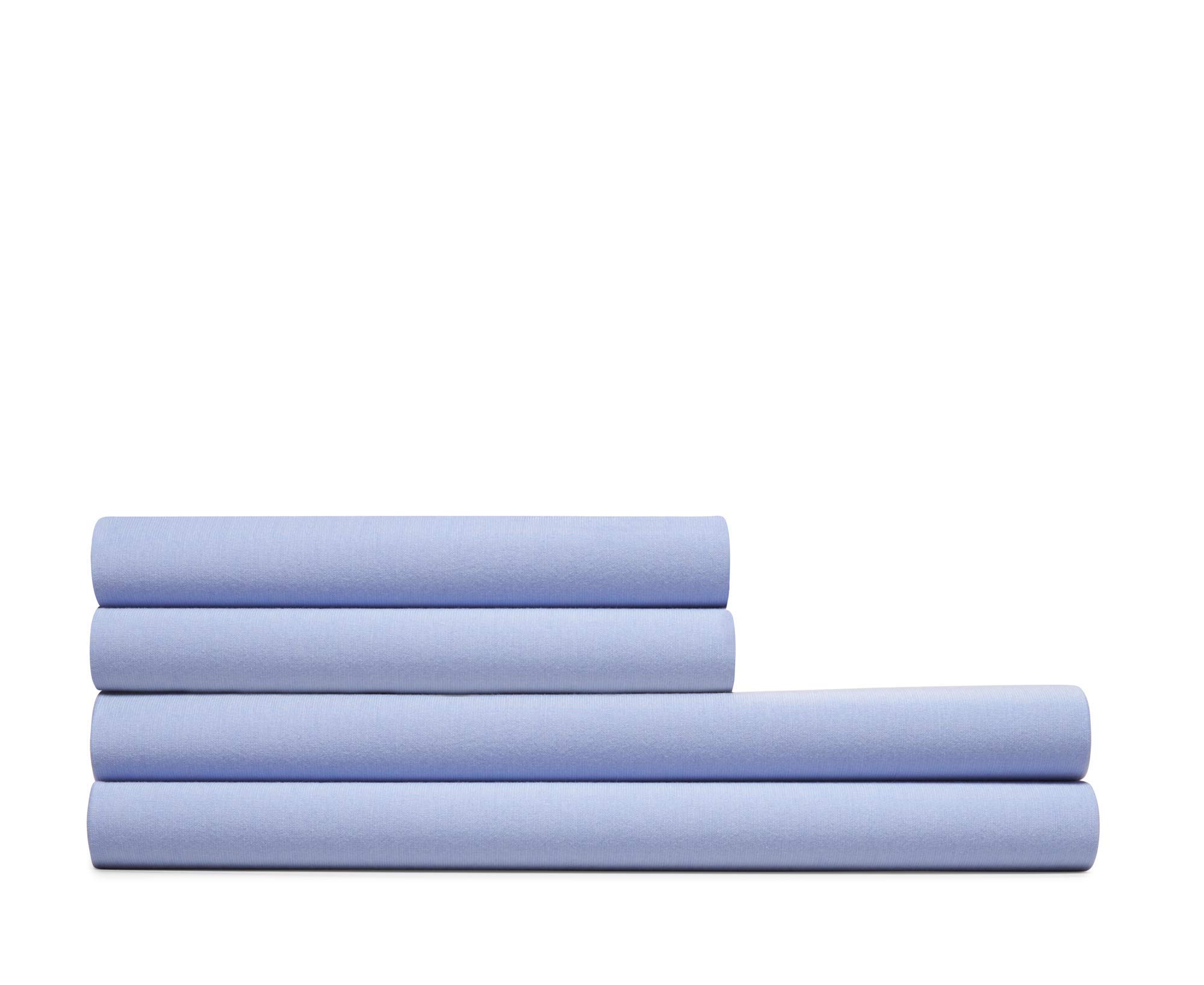 Sábana Plana Calvin Klein Home De Algodón Modal Queen Azul Claro - Venta Internacional.