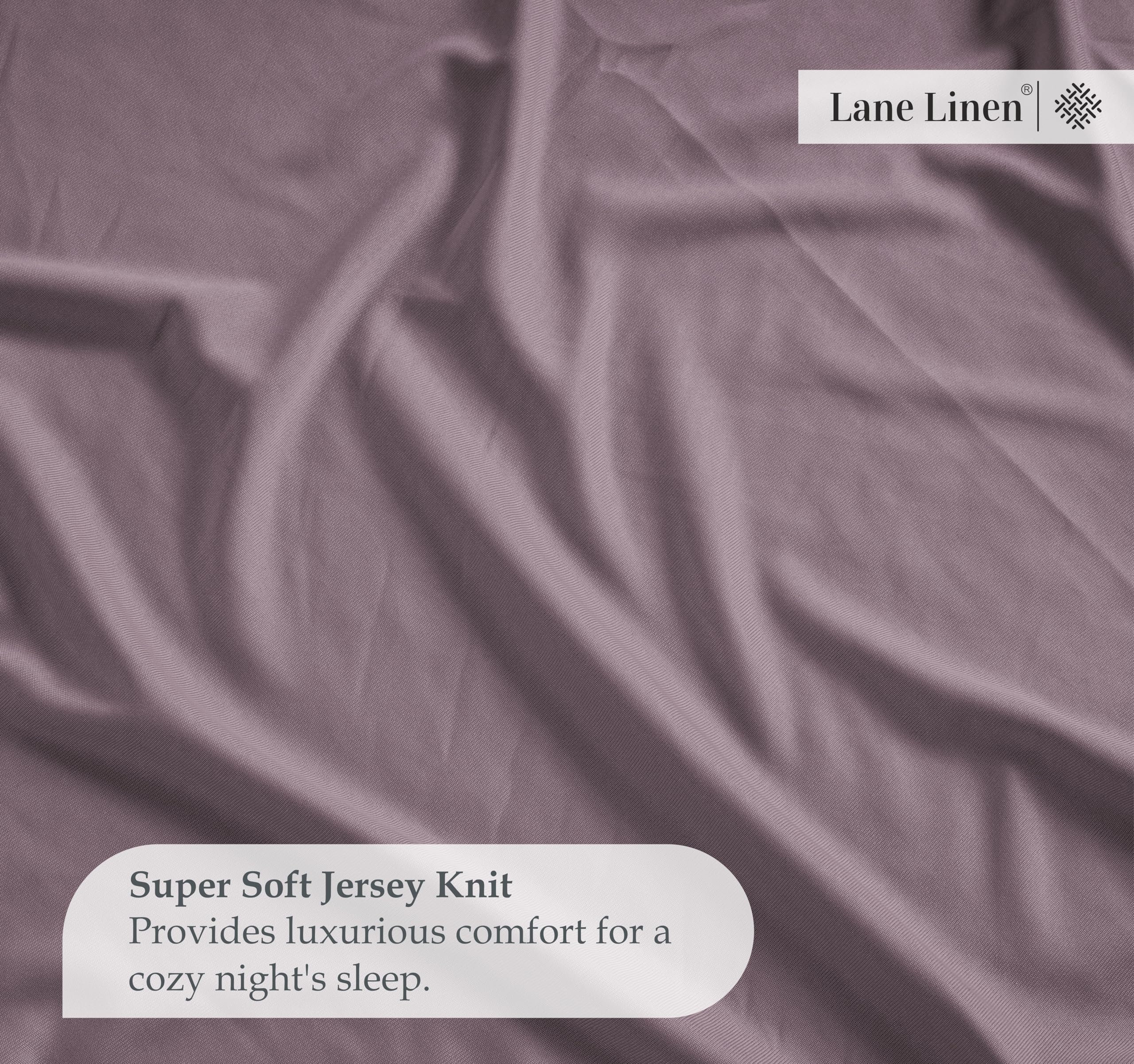 Foto 6 | Sábana Bajera Ajustable Lane Linen Twin Xl, Microfibra, Color Lila - Venta Internacional.