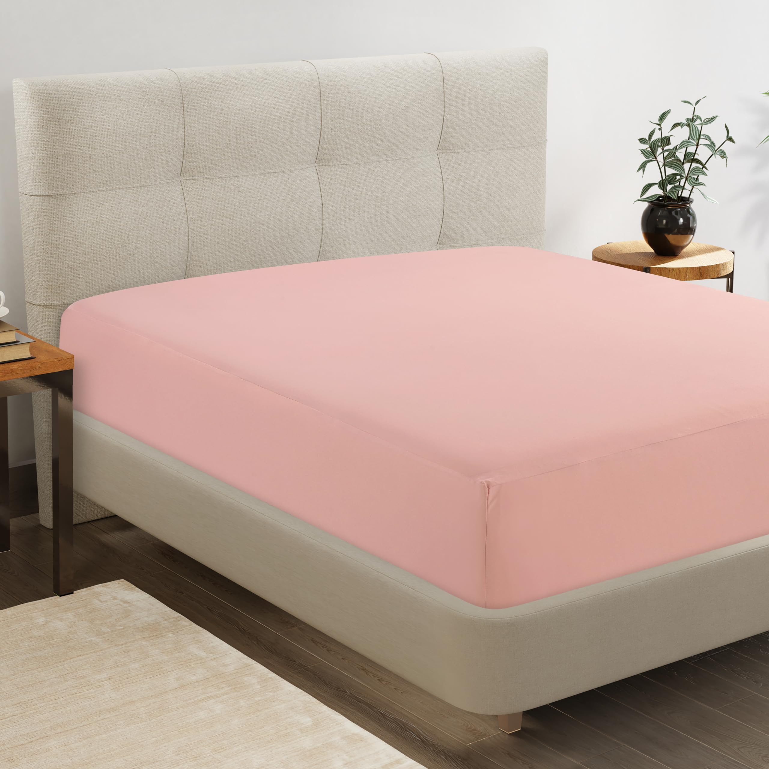 Sábana Bajera Lane Linen Lane Linen Queen Sepia Rose - Venta Internacional.
