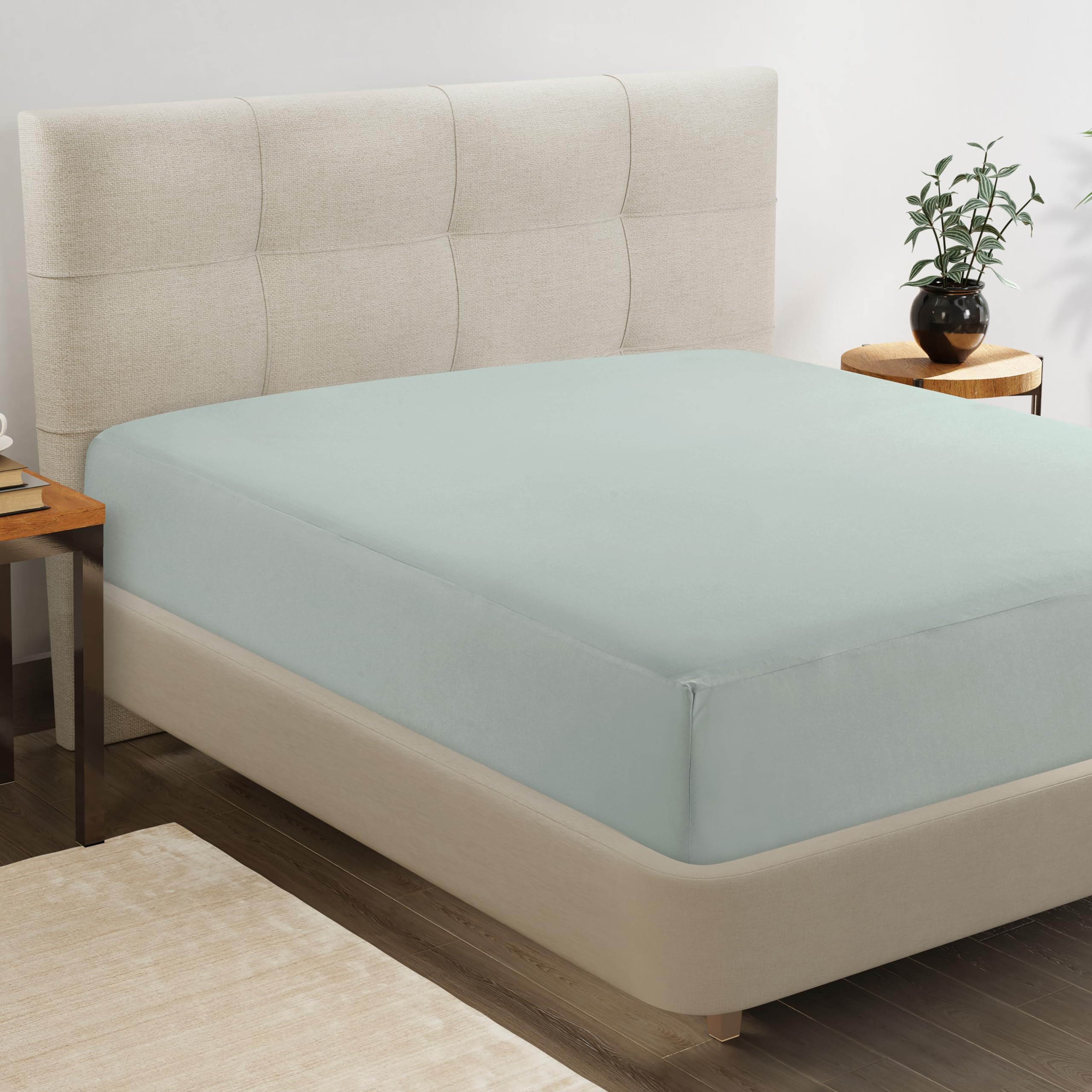 Sábana Bajera Lane Linen Lane Linen De Microfibra Totalmente Mineral - Venta Internacional.