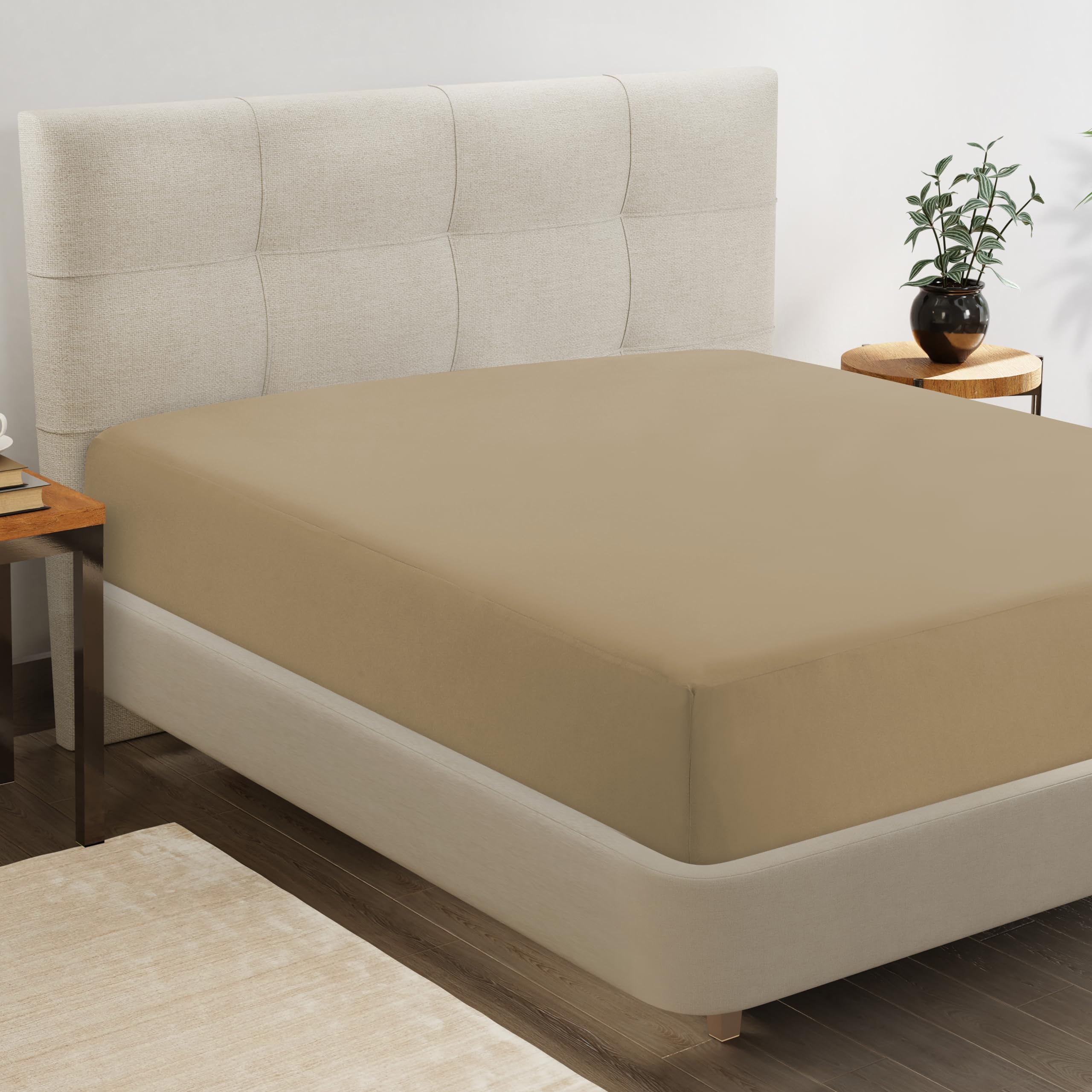 Sábana Bajera Ajustable Lane Linen Lane Linen, Totalmente Elástica En 4 Direcciones - Venta Internacional.