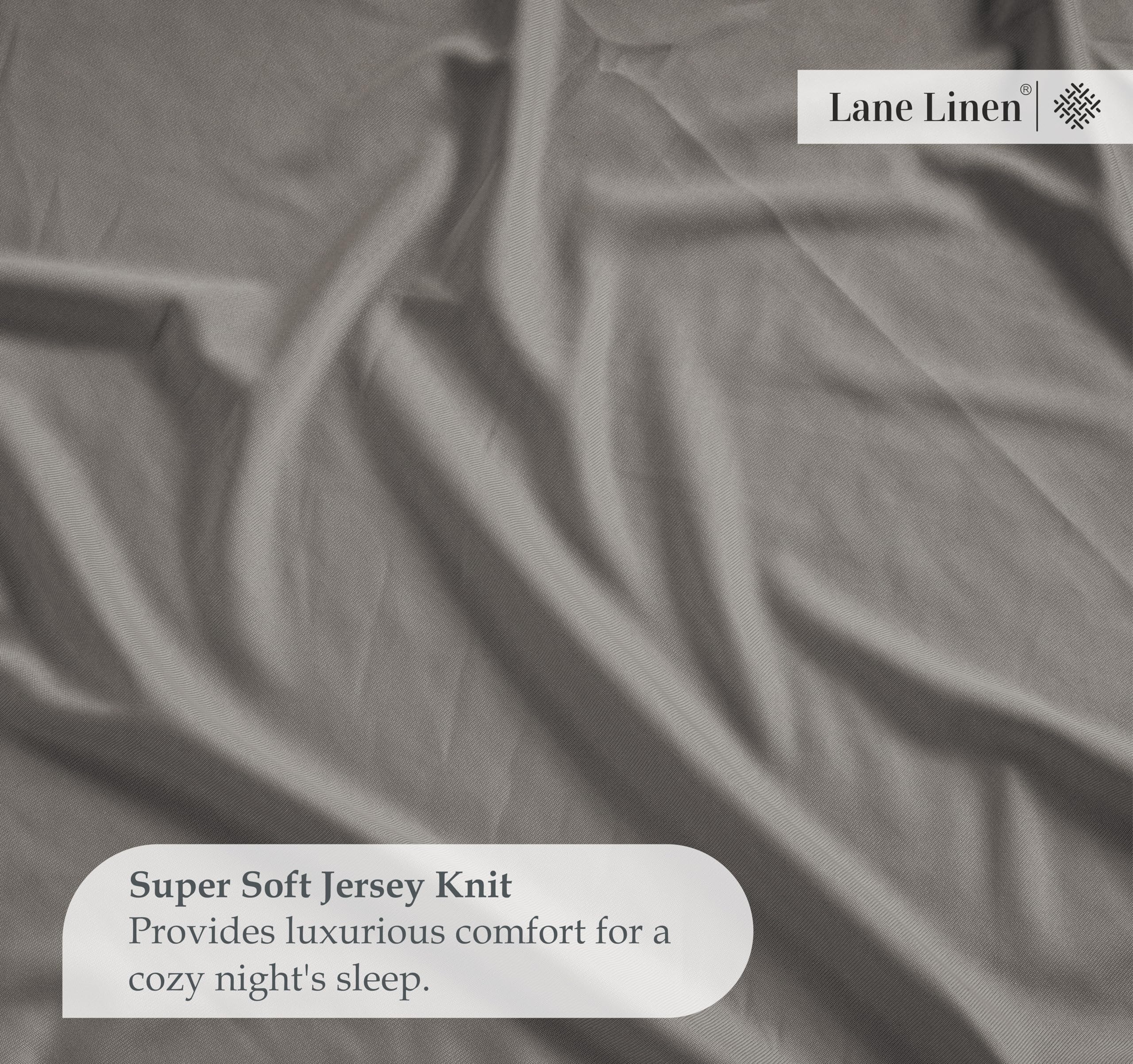 Foto 6 | Sábana Bajera Ajustable Lane Linen London Fog Queen, Elástica En 4 Direcciones - Venta Internacional.