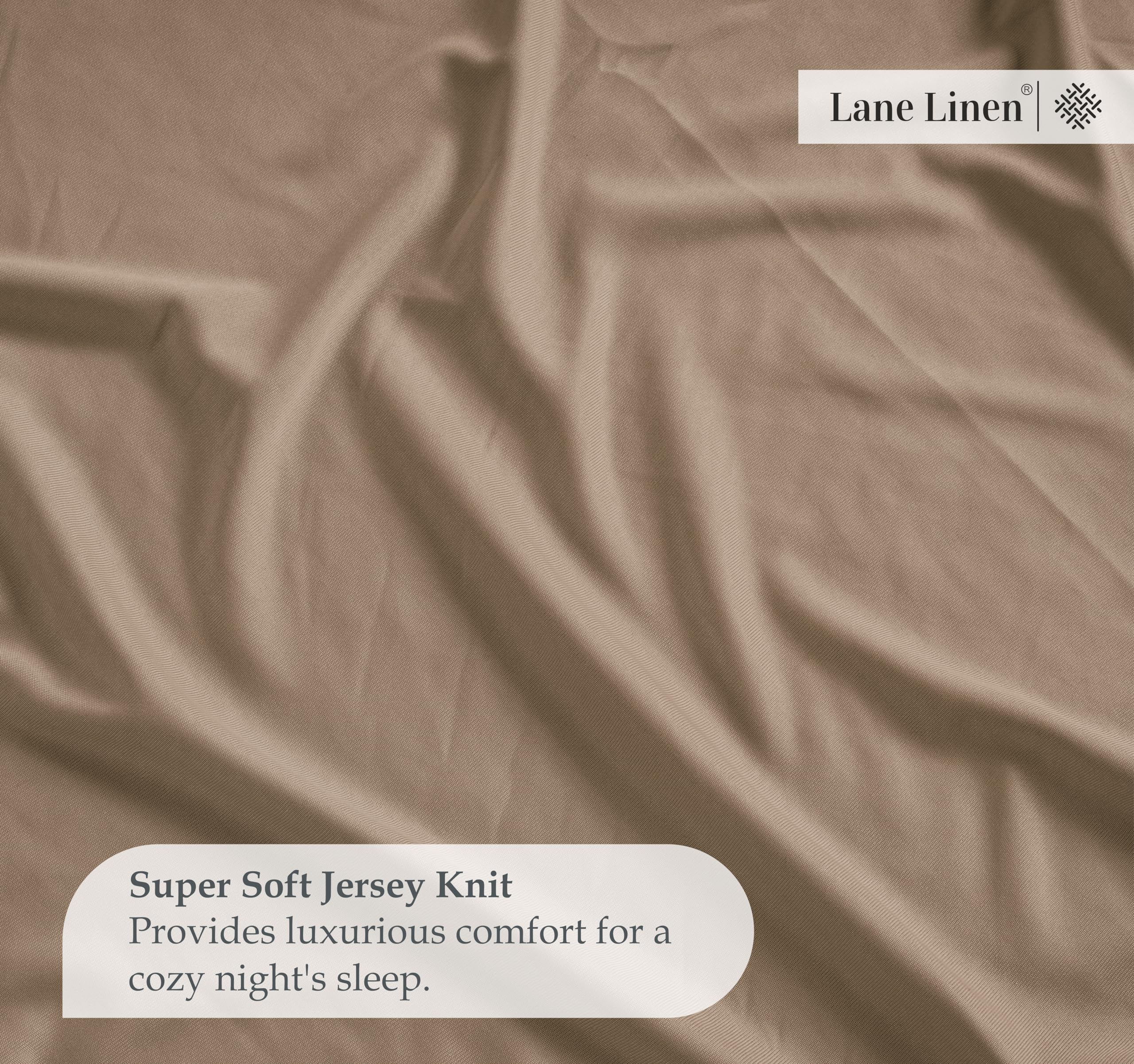 Foto 7 pulgar | Sábana Bajera Lane Linen Lane Linen Twin Xl Taupe Microfiber - Venta Internacional.