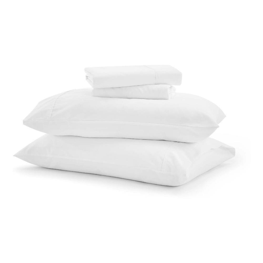 Foto 4 pulgar | Juego de Sábanas de Microfibra Nooz de Cajón Plana y Funda para Almohada Suave y Fácil de Lavar Matrimonial