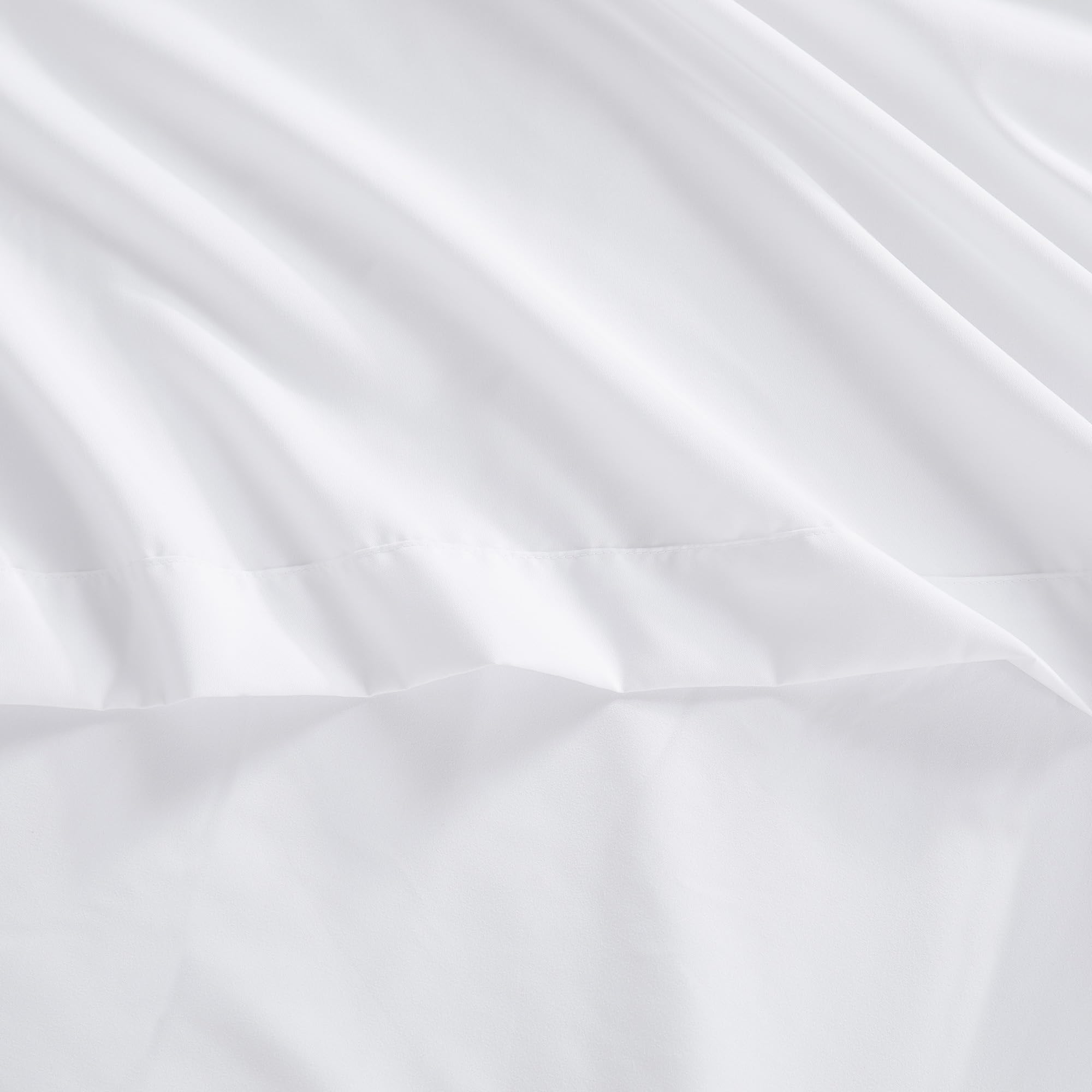 Foto 3 pulgar | Sábana Plana Sweet Home Collection Ultra Soft Twin White - Venta Internacional.
