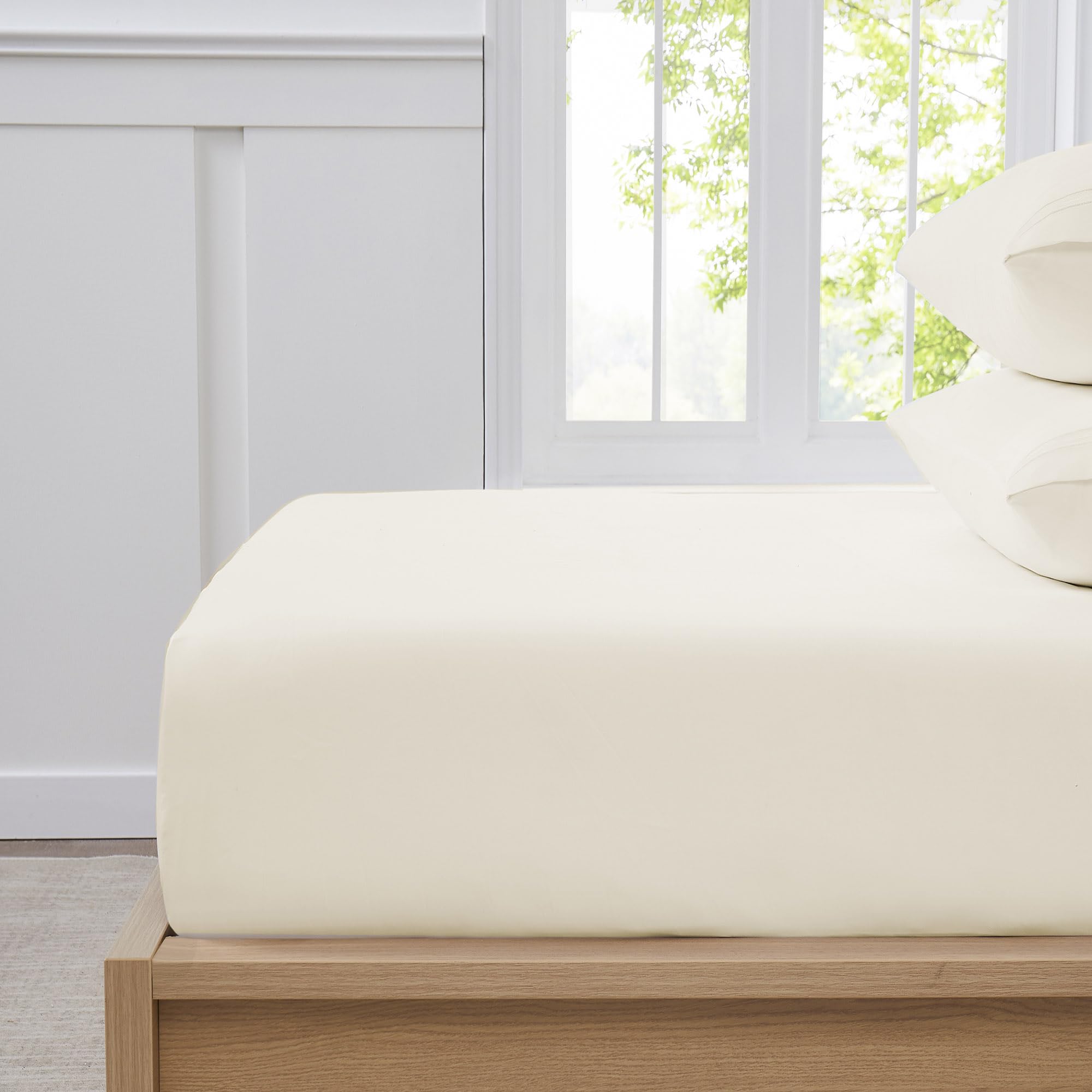 Foto 4 pulgar | Sábana Bajera Ajustable Sweet Home Collection Twin Xl Ivory - Venta Internacional.