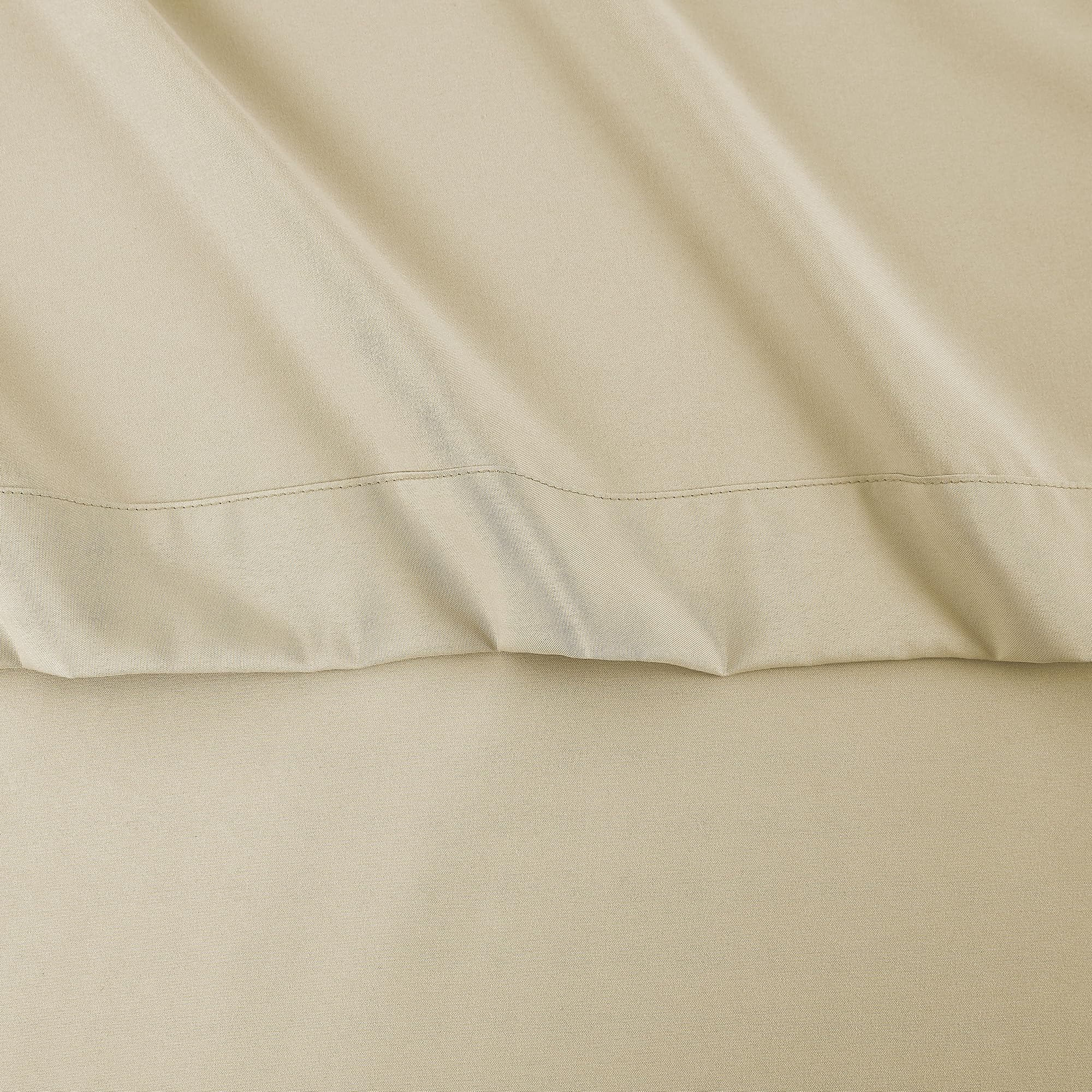 Foto 3 pulgar | Sábana Plana Sweet Home Collection Ultra Soft Twin Beige - Venta Internacional.