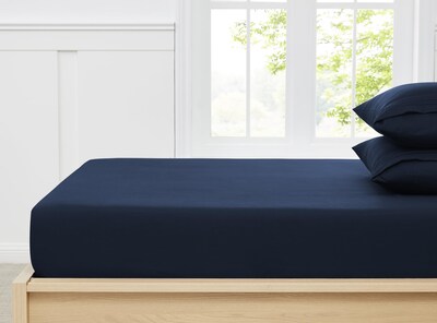 Foto 3 | Sábana Bajera Ajustable Sweet Home Collection Twin Xl De Microfibra Azul Marino - Venta Internacional.
