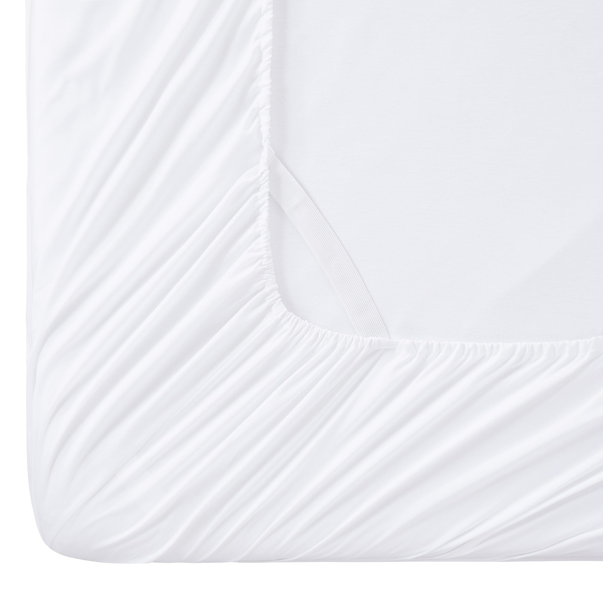 Foto 5 | Sábana Bajera Ajustable De La Colección Sweet Home, Tamaño King, Color Blanco - Venta Internacional.