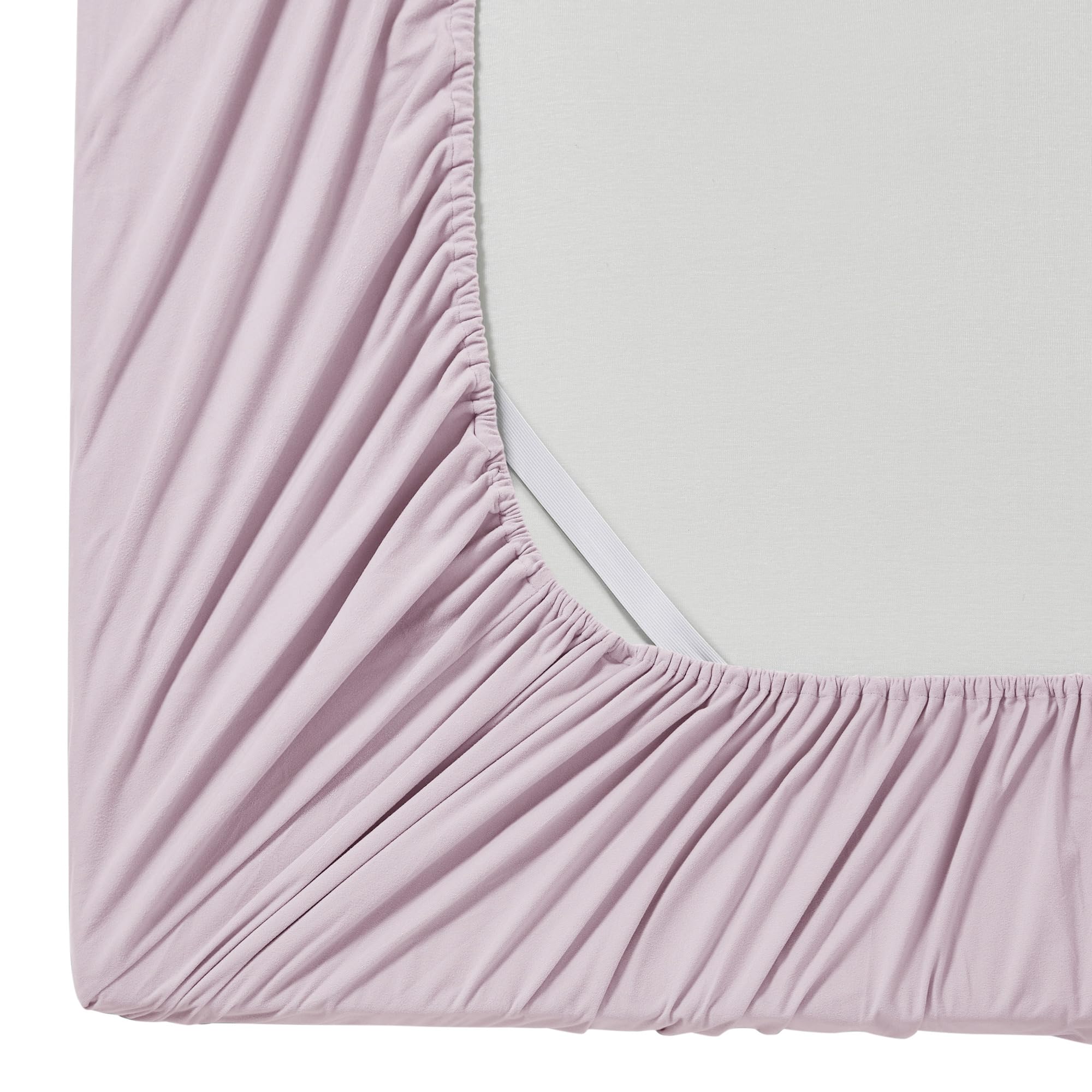 Foto 2 | Sábana Bajera Ajustable De Franela Sweet Home Collection Queen, Color Rosa Pálido - Venta Internacional.