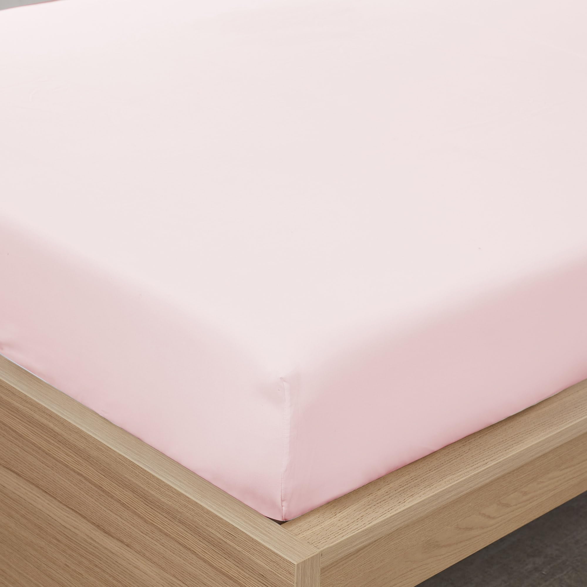 Foto 4 | Sábana Bajera Ajustable Sweet Home Collection Queen Rosa Pálido - Venta Internacional.