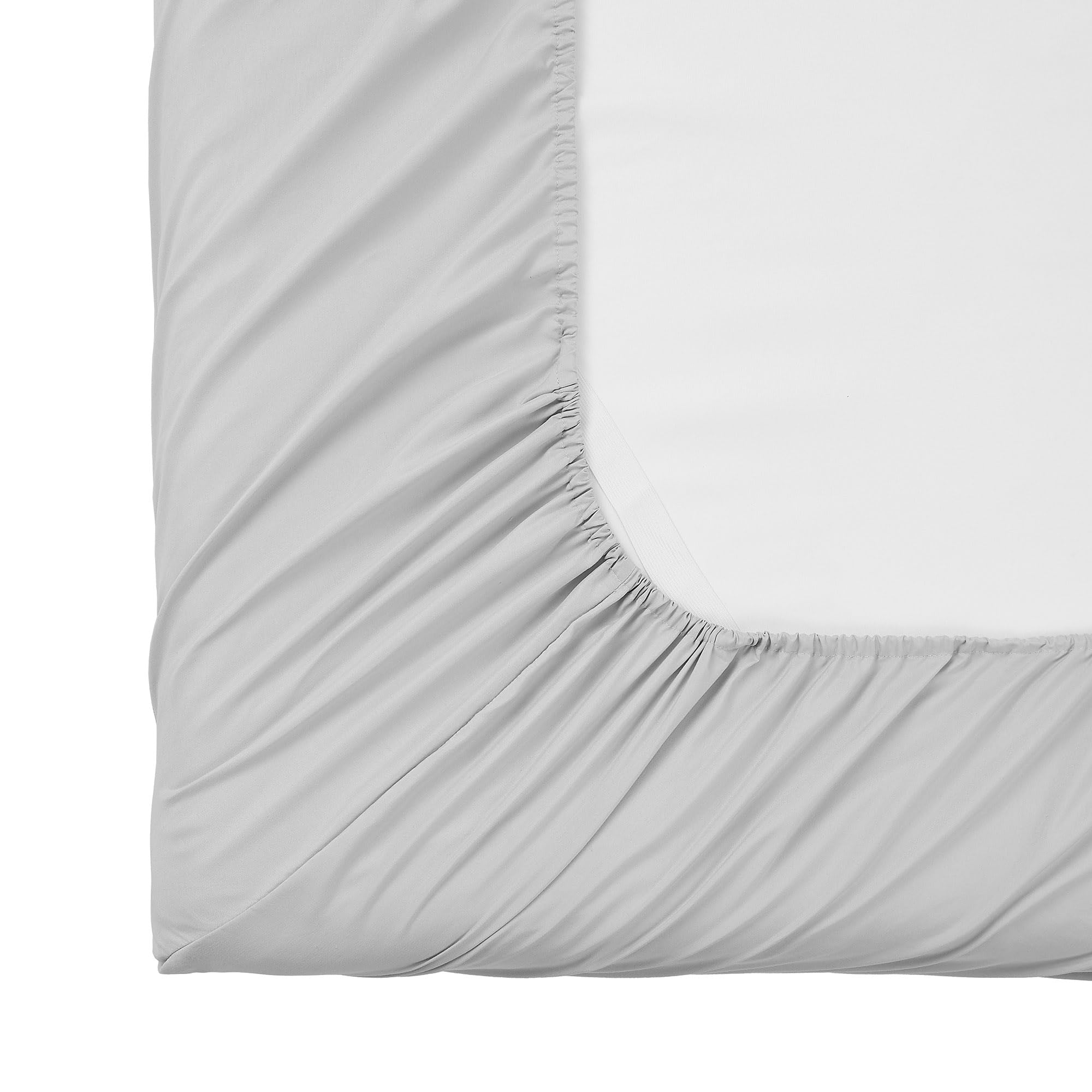 Foto 5 | Sábana Bajera Ajustable Sweet Home Collection Queen Silver De Microfibra - Venta Internacional.