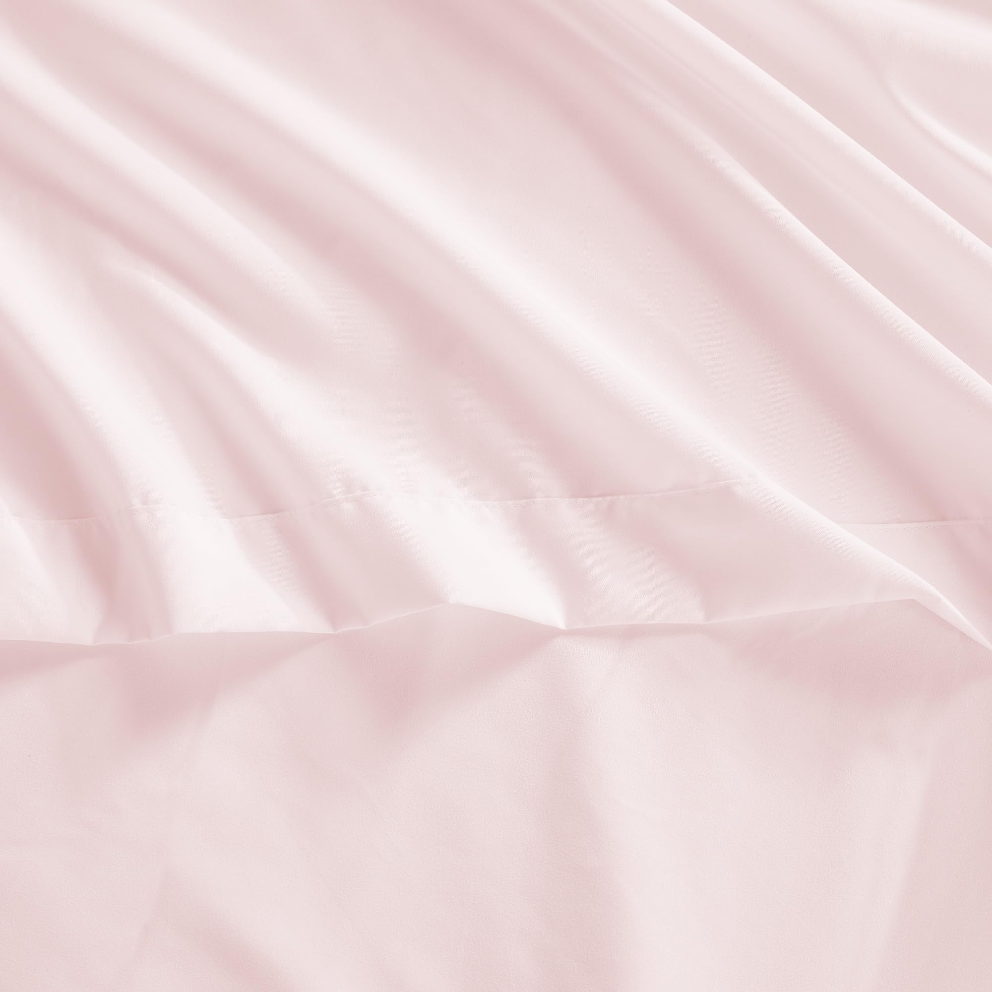Foto 2 | Sábana Plana Sweet Home Collection Ultra Soft Queen Rosa Pálido - Venta Internacional.