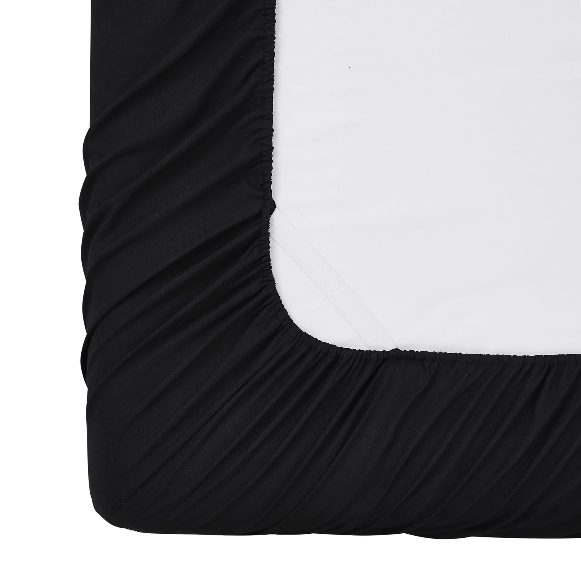 Foto 5 | Sábana Bajera Ajustable Sweet Home Collection Twin Xl Negra - Venta Internacional.