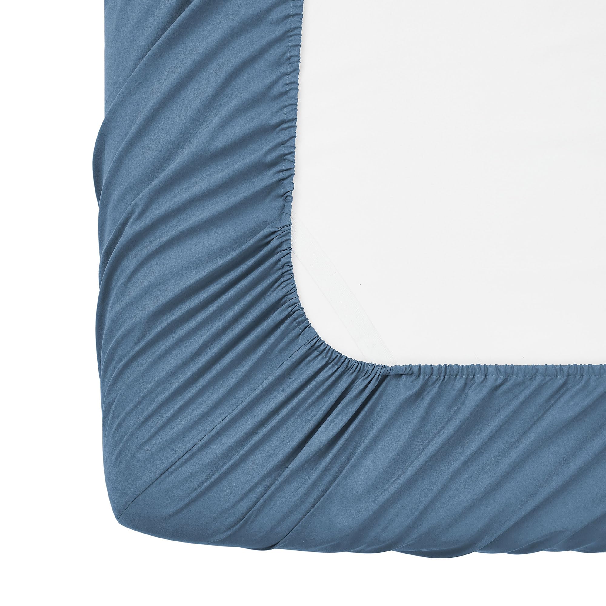 Foto 5 | Sábana Bajera Ajustable De La Colección Sweet Home, Azul Vaquero, Tamaño Queen - Venta Internacional.